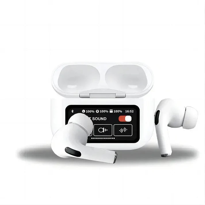 A9 Pro Smart In-Ear Earphone With ENC Function BT 5.4 Wireless Full Color Touch Screen Stereo Sound Sport Earbuds Headphone