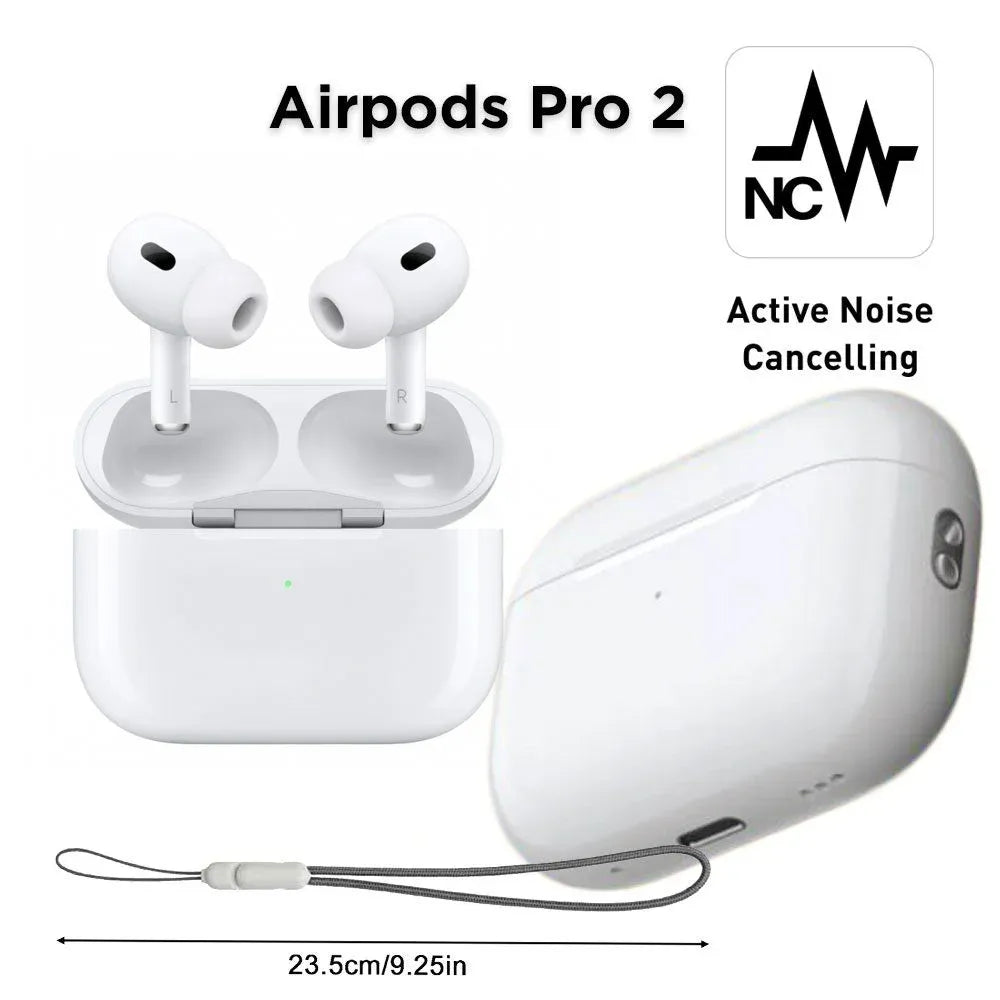 Airpods Pro 2nd Generation Wireless Earbuds With Bluetooth 5.0, Buzzer And Volume Control