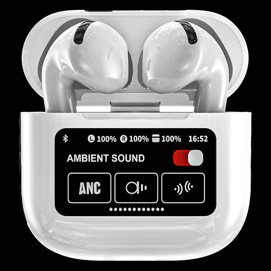 A9 Pro Smart In-Ear Earphone With ENC Function BT 5.4 Wireless Full Color Touch Screen Stereo Sound Sport Earbuds Headphone